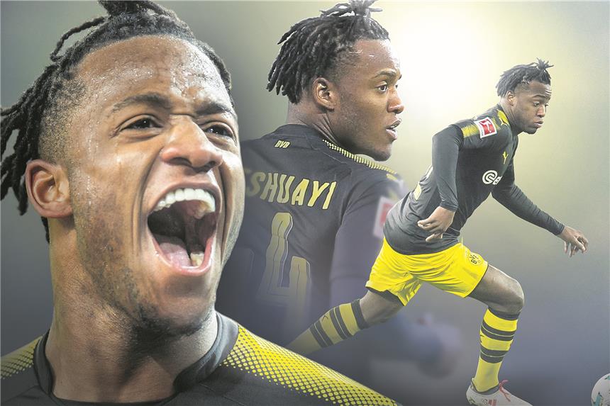 Ein bisschen verrückt und verflixt torgefährlich: Borussia Dortmunds neuer Stürmer Michy Batshuayi feierte eine nahezu perfekte Premiere.