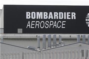 Ein Blick auf das Betriebsgelände der Flugzeugfabrik von Bombardier im nordirischen Belfast. Foto: Niall Carson
