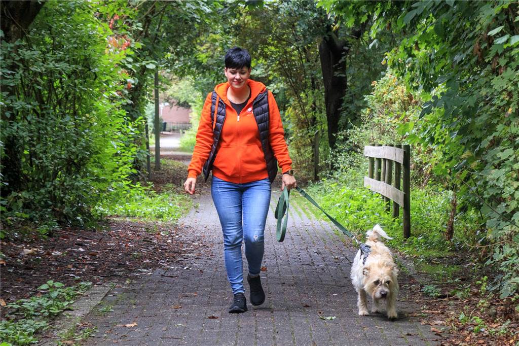 Hochwasserschutz und Wegeführung: Bäume müssen Radweg an der Schlinge weichen Ein Blick auf den bestehenden und zu sanierenden Abschnitt: Wesentlicher Faktor bei der Planung ist es, Wasser und damit die Schlinge erlebbar zu machen.