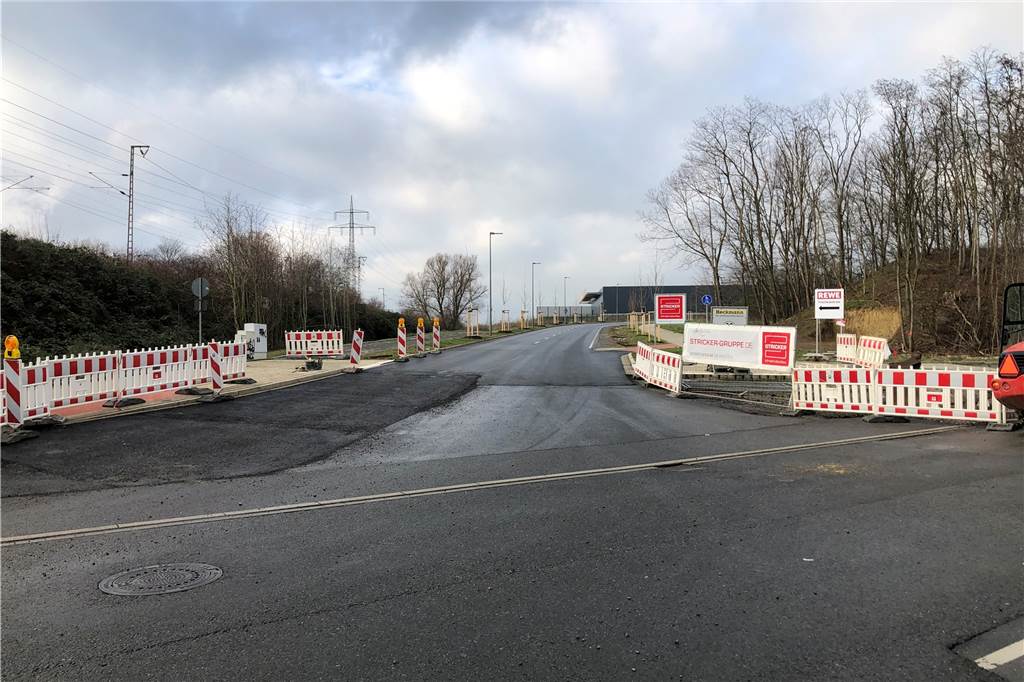 Ein Blick in die neue Sinterstraße, die auf dem Westfalenhütten-Gelände entstanden ist.