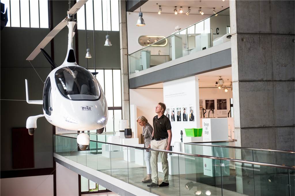 Ein Cavalon Gyrokopter. Noch nie gehört? Das Red Dot Design Museum bringt es Ihnen näher.