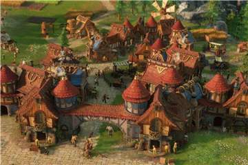 Ein Dorf wächst - das ist auch im neuen Teil von „Die Siedler“ das Spielprinzip. Foto: Ubisoft
