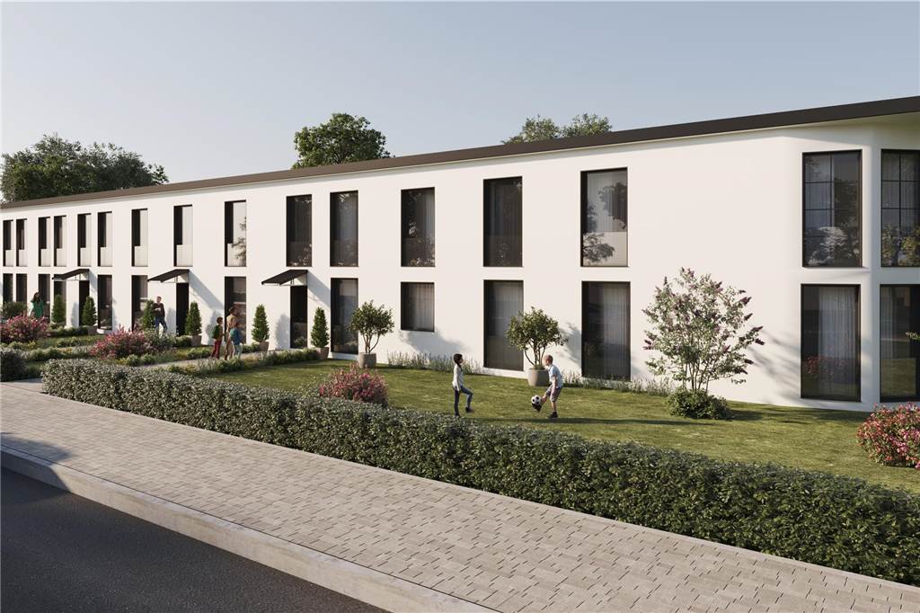 Immobilienmarkt im Wandel: Entlastungen vor allem bei Eigentumswohnungen Reihenhäuser an der Kleinen Lönsstraße werden verkauft.
