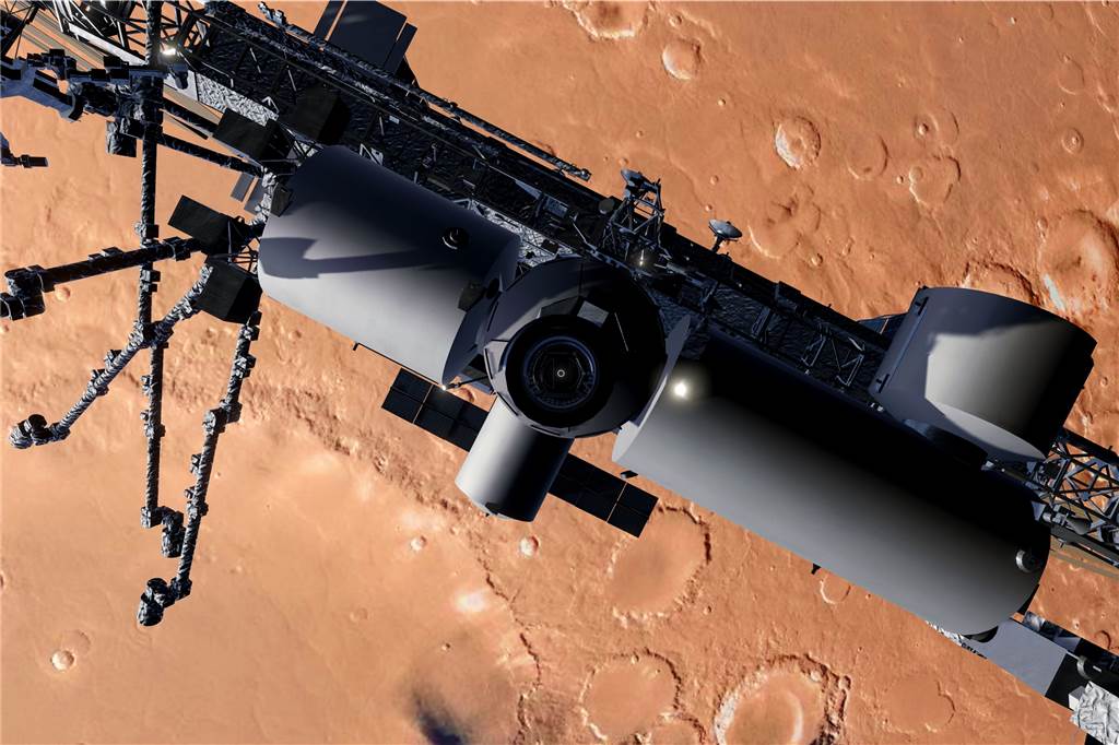 Virtueller Tauchgang im Atlantis Dorsten - ein Selbstversuch Ein Flug durch die Galaxie ist mit der VR-Taucherbrille ebenfalls möglich - Landung auf dem Mars inklusive.