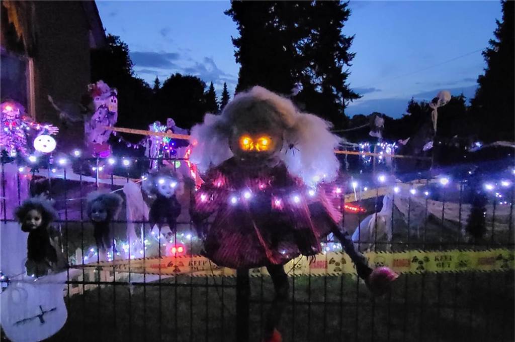 Ein Garten wie eine Geisterbahn...