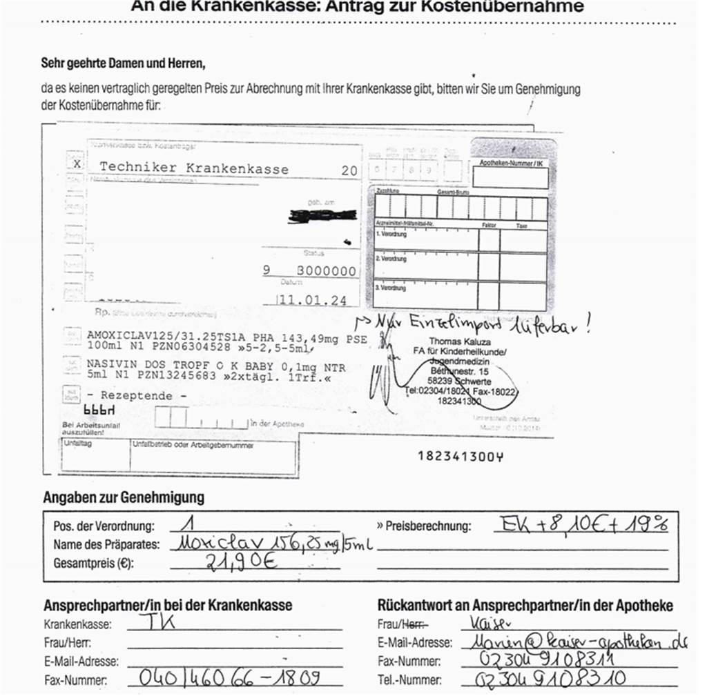 Heftige Krankheitswelle bei Kindern: „Oft Probleme mit Medikamenten“ Ein Genehmigungsantrag für verschreibungspflichtige Medikamente