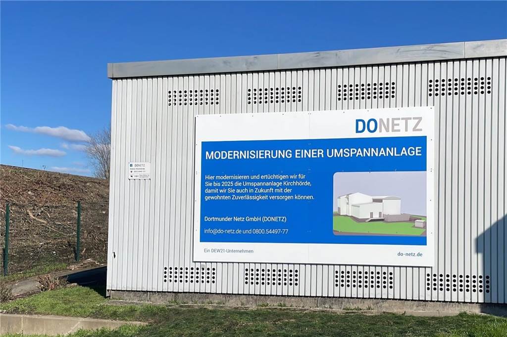 Bagger am Batheyweg: DEW investiert 5,5 Millionen Euro in Umspannanlage Umspannanlage Batheyweg