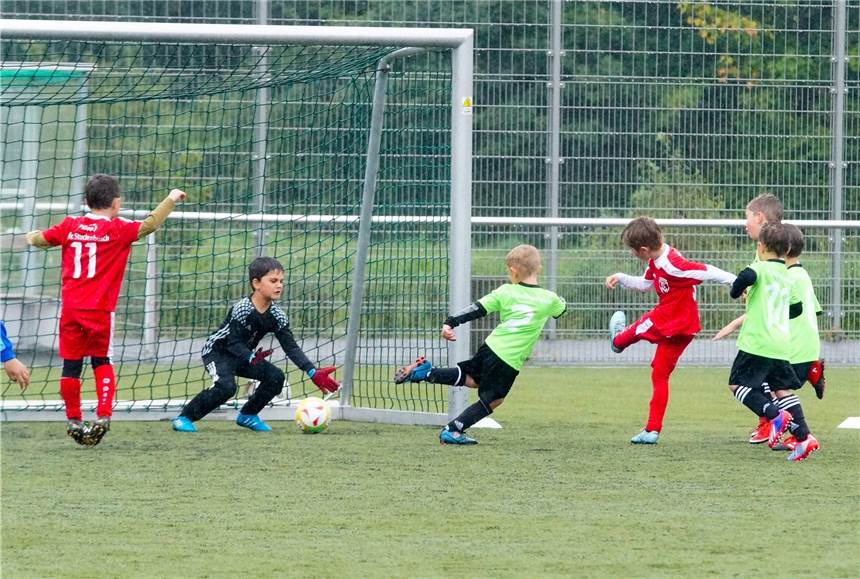 Kleinere Felder, kleinere Teams: Fußballkreis setzt Reform des Kinderfußballs schon jetzt um Ein großes Tor, ein Torhüter mit Handschuhen: Das soll es im offiziellen Spielbetrieb der Minikicker nicht mehr geben.