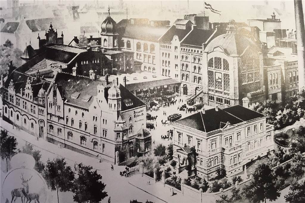 Warum unter der Thier-Galerie fünf große, leere Hallen begraben liegen Ein historisches Bild der Thier-Brauerei.