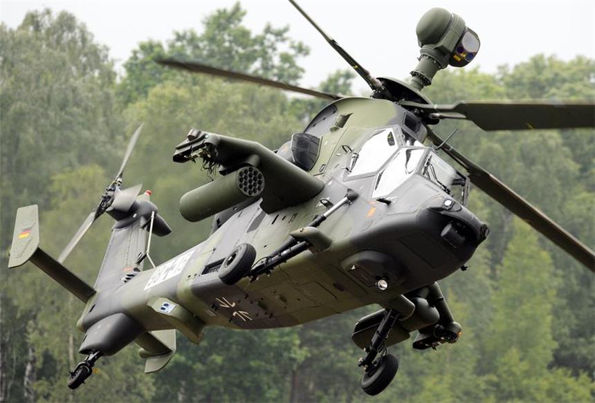 Bundeswehr-Hubschrauber in Mali abgestürzt Ein Kampf-Hubschrauber vom Typ Tiger.