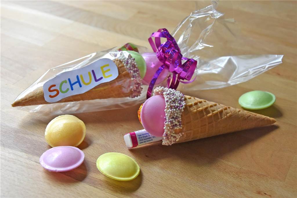 So wird die Kaffeetafel zur Einschulung ein Hingucker: Unkomplizierte Ideen Ein kleines Gastgeschenk, das schnell gemacht ist.