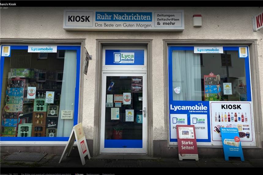 Ein Mann hat am Montagnachmittag (3.1.) diesen Kiosk in der Holzstraße in Castrop-Rauxel überfallen.
