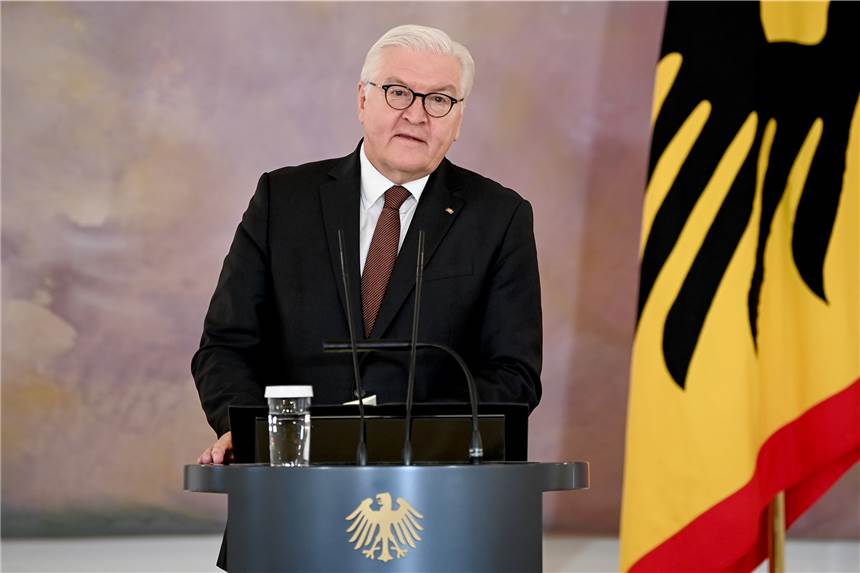 Steinmeier erneut zum Bundespräsidenten gewählt Ein neuer Bundespräsident wird am Sonntag (13.02.) gewählt. Steinmeier hat gute Aussichten auf eine Wiederwahl.