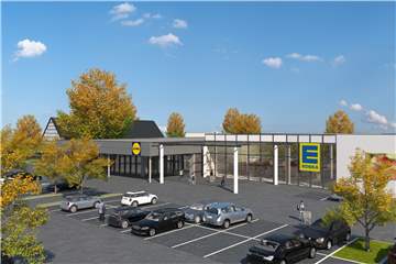 Ein neuer Edeka-Markt sowie eine Lidl-Filiale sollen nach dem Wunsch von Investor Robert Löer in Massen entstehen.