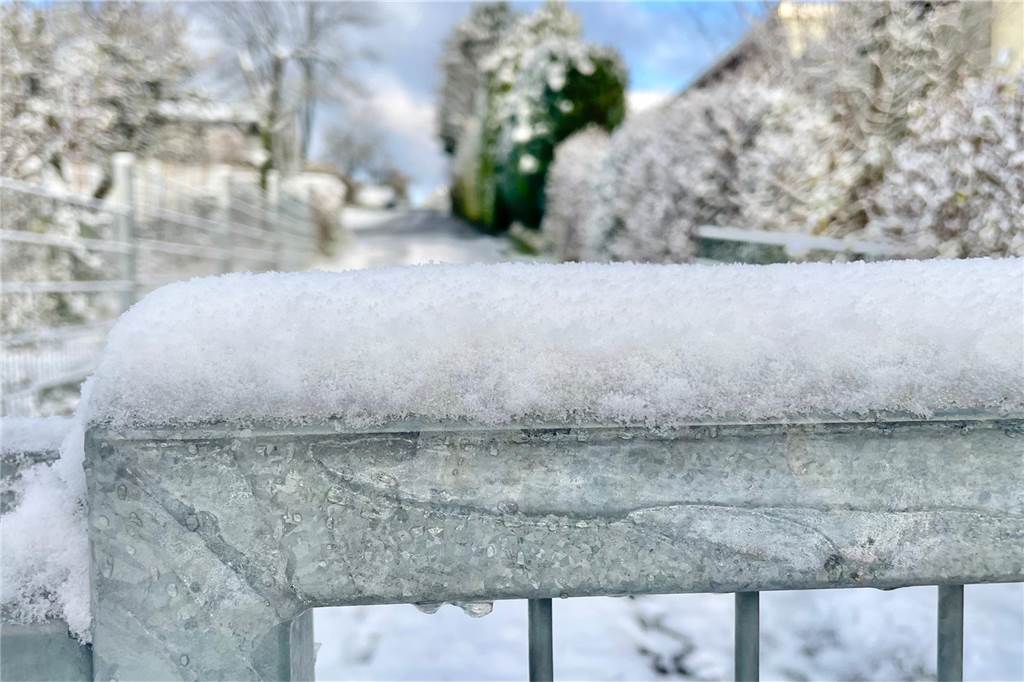 Erster Wintereinsatz der EDG: Neuschnee im Dortmunder Süden Schnee im Dortmunder Süden