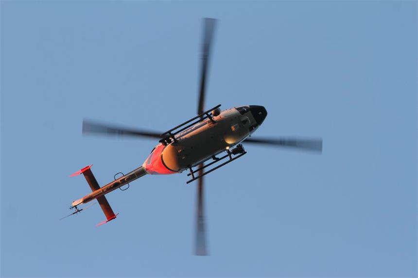 Darum kreiste ein Hubschrauber über der Nordstadt Ein Polizei-Hubschrauber.