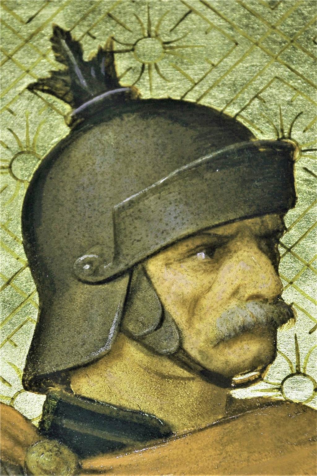 Kulturkampf in Werne: „Bismarck hat sich am Weihwasser die Finger verbrannt“ Das Bild eines römischen Legionärs.