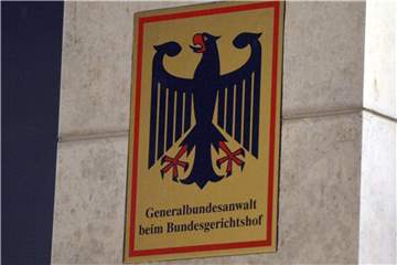 Ein Schild weist auf das Gebäude der Bundesanwaltschaft hin. Foto: Franziska Kraufmann/Archiv