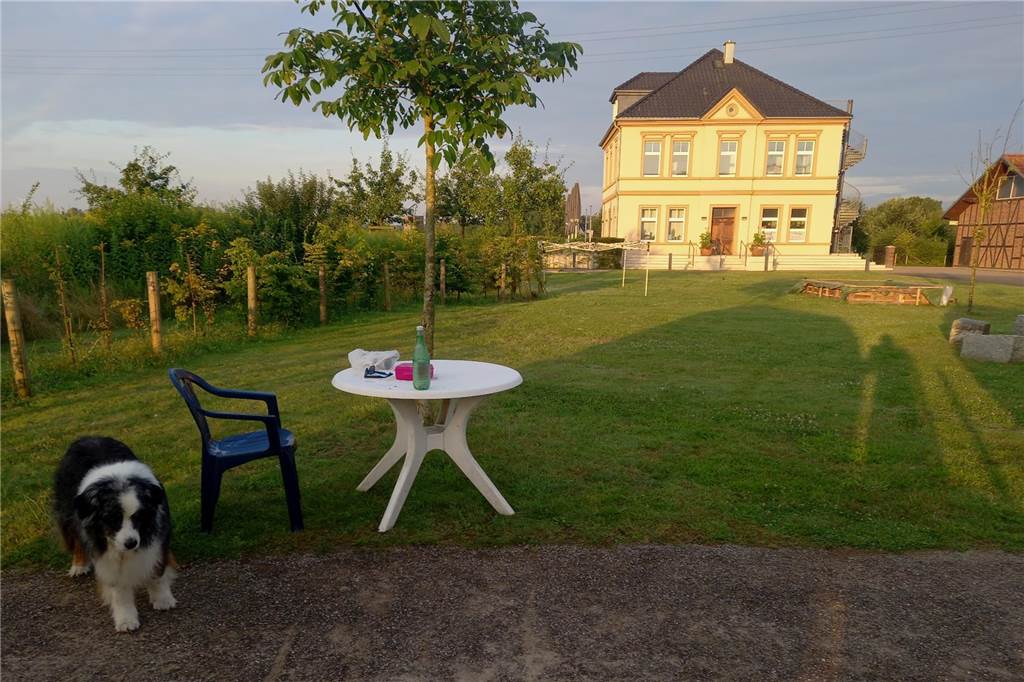 Ein schöner Ausblick in bei den Röhren inklusive.