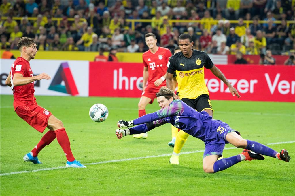Marwin Hitz – Ein Ersatztorhüter, wie man ihn sich nicht besser vorstellen kann für den BVB Ein sicherer Rückhalt im Supercup gegen Bayern München: Marwin Hitz.