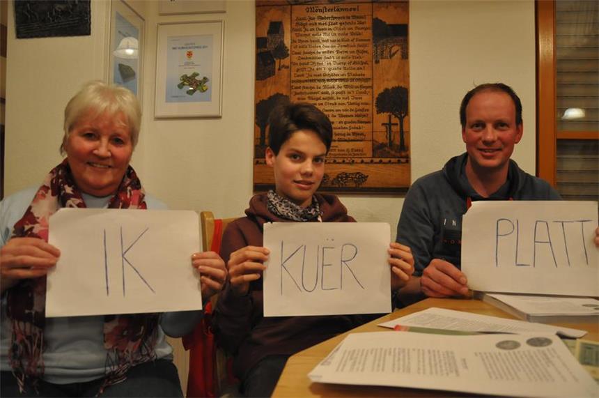 So lernen Olfener Plattdeutsch im Heimathaus Ein Statement: Im Heimathaus in Olfen wird einmal im Monat nur Platt gesprochen.