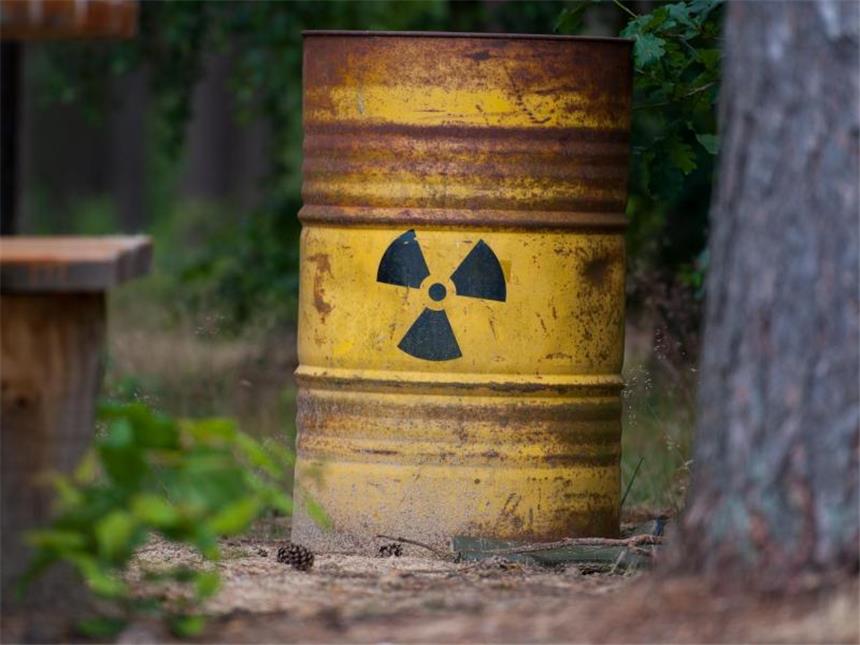 Atommüll-Kommission: Standortsuche in ganz Deutschland nötig Ein symbolisches Atommüllfass steht in einem Wald in Gorleben. Foto: Philipp Schulze/Archiv