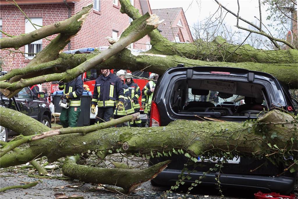 Ein Tornado im Münsterland. Ende März 2015 hatte Orkan Niklas im Norden der Republik für erhebliche Schäden gesorgt.