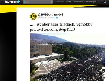 Ein Tweet von Nobby Dickel.