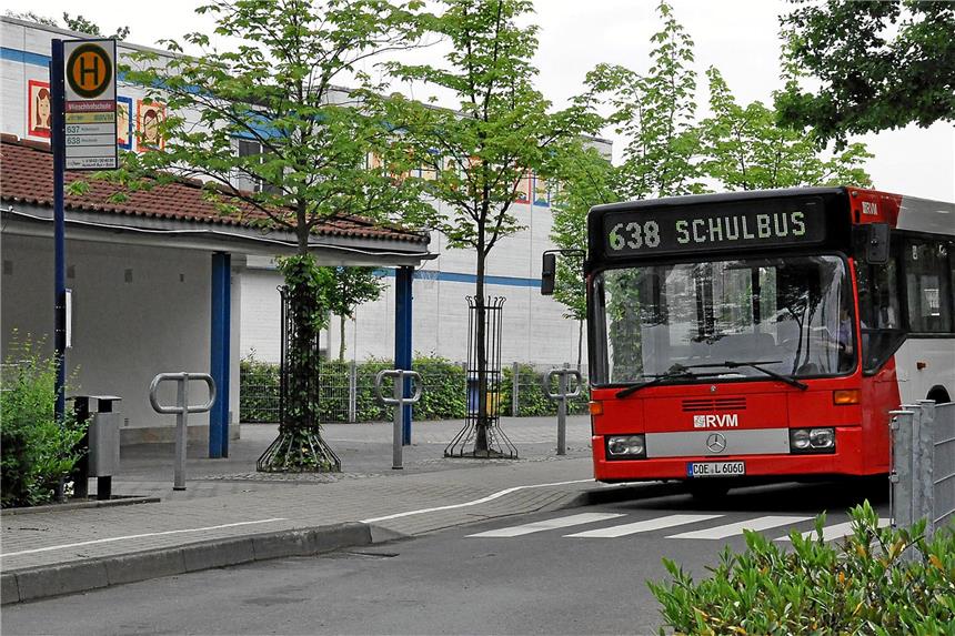 Wie Olfen für besseres Klima sorgen will Ein Vorschlag für mehr Sicherheit vor der Grundschule ist, die Haltestelle an der Grundschule an die Oststraße zu verlagern.Wolters (A)