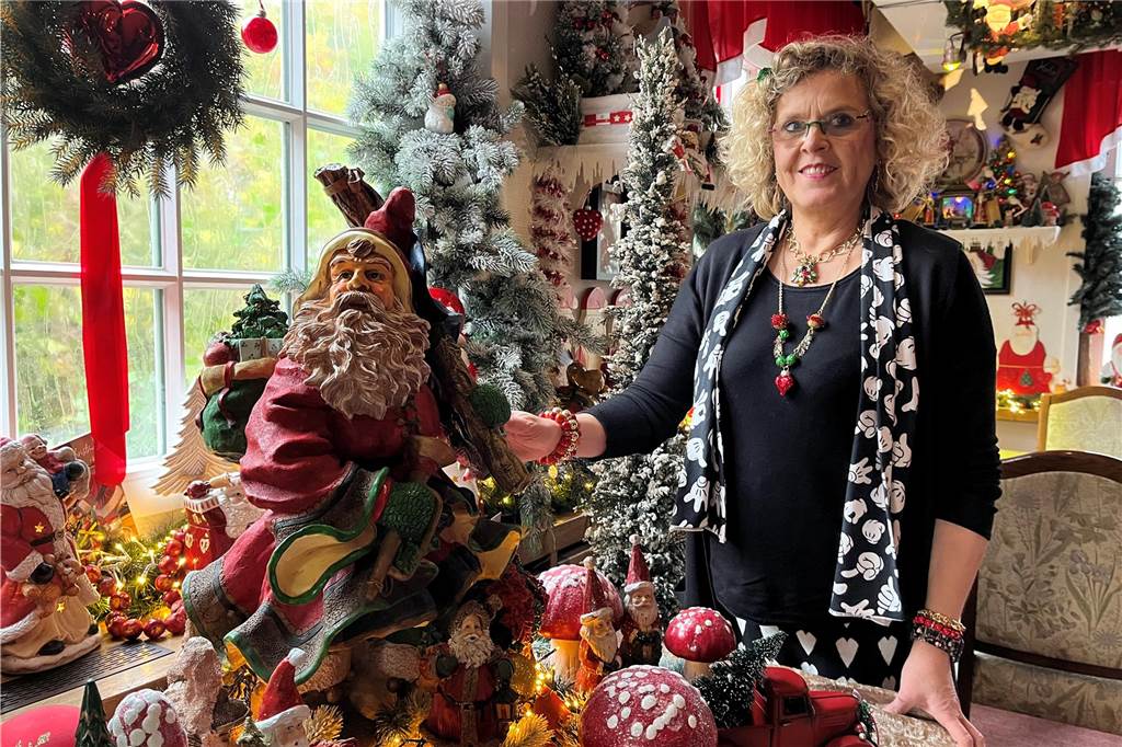 Ein Weihnachtsmann in der Füchtelner Mühle bedeutet Annemarie Berding-Möritz besonders viel.