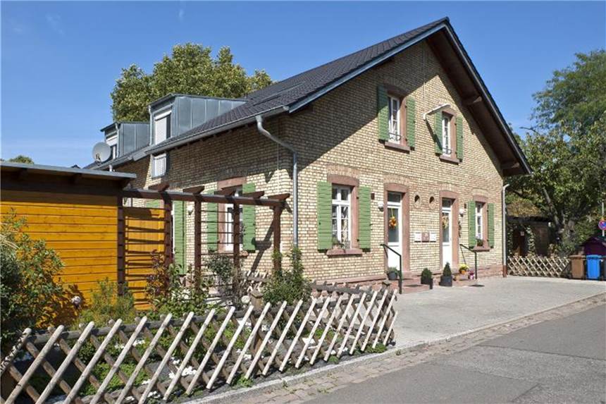 Ein Wohnhaus in der BASF-Arbeitersiedlung in Ludwigshafen-Hemshof. Bei dem Chemieriesen haben Werkswohnungen eine lange Tradition. Foto: BASF