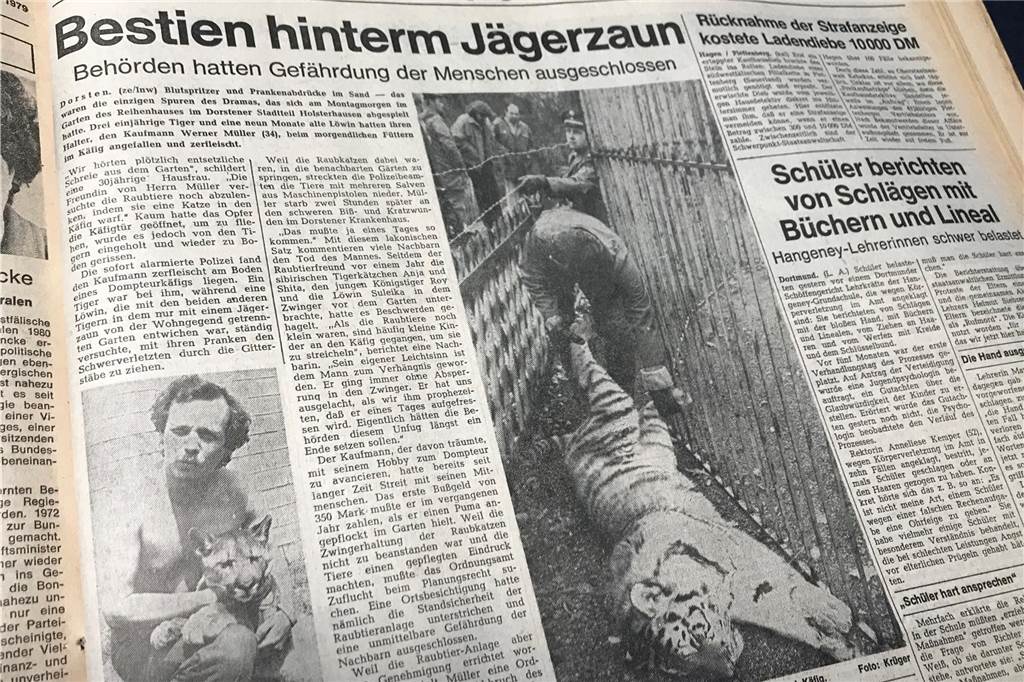 Ein Zeitungsbericht aus den Ruhr Nachrichten.