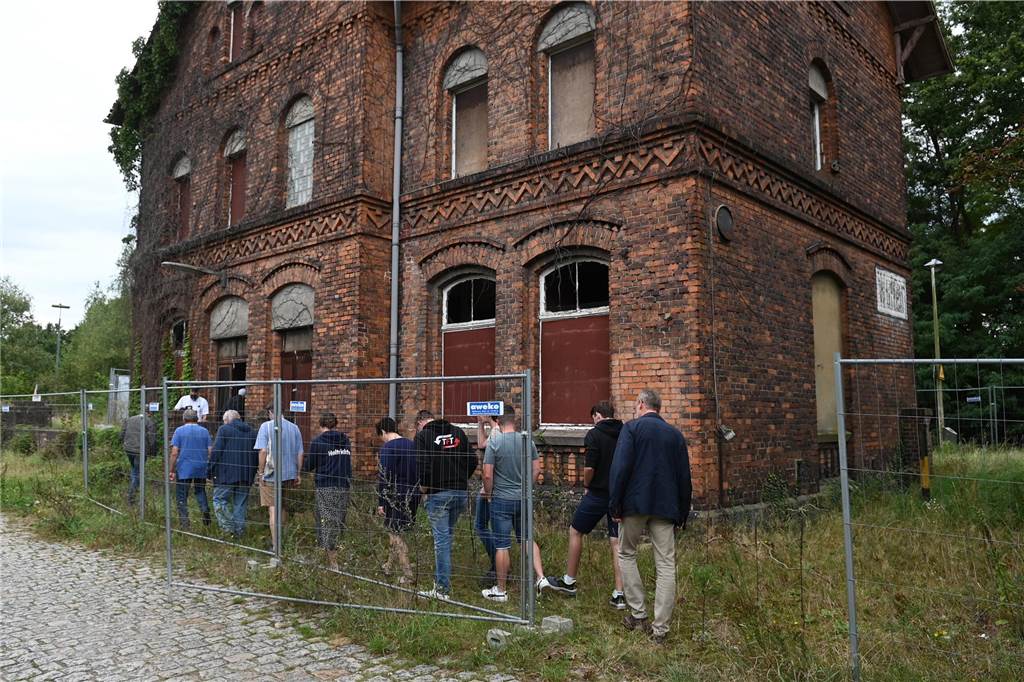 Eindrücke aus dem alten Bahnhofsgebäude im Dorstener Stadtteil Wulfen