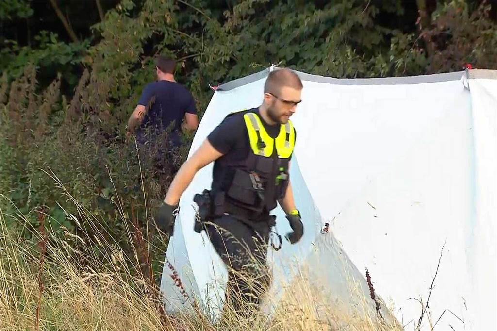 Eindrücke der Unfallstelle im Kreuz Dortmund/Unna von A44 und A1.