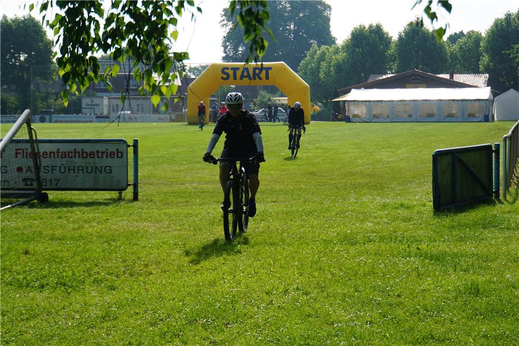 Eindrücke vom den Starts der Radtouristikfahrt in Herbern