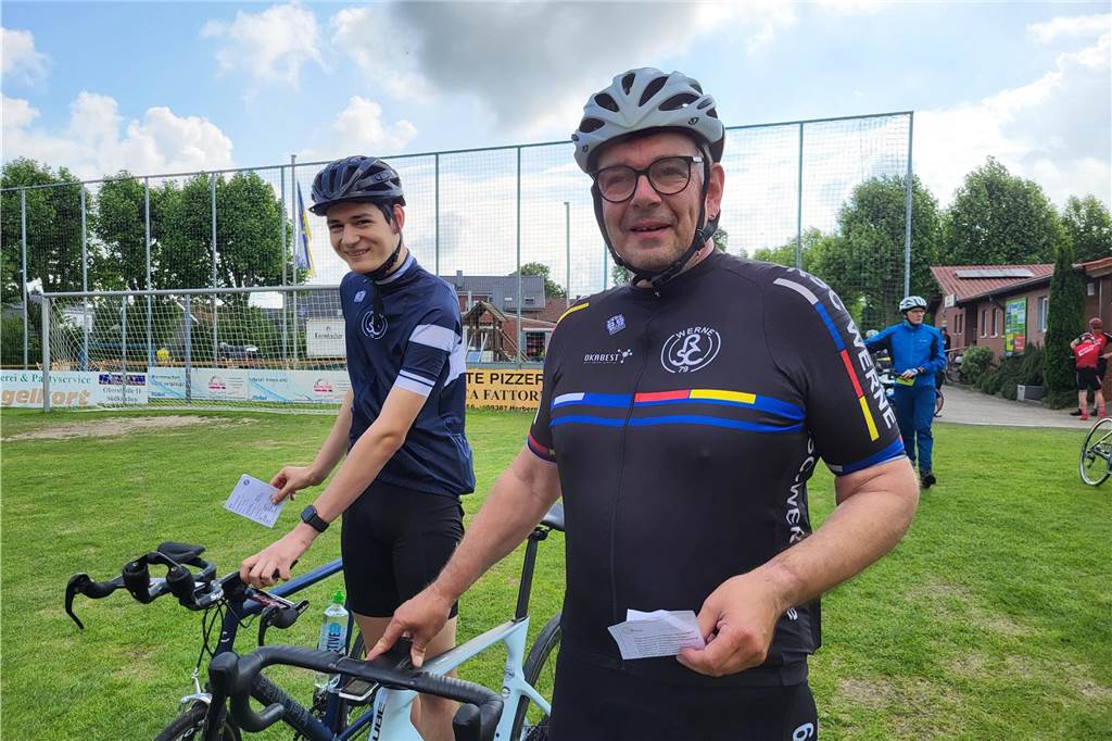 Eindrücke vom den Starts der Radtouristikfahrt in Herbern