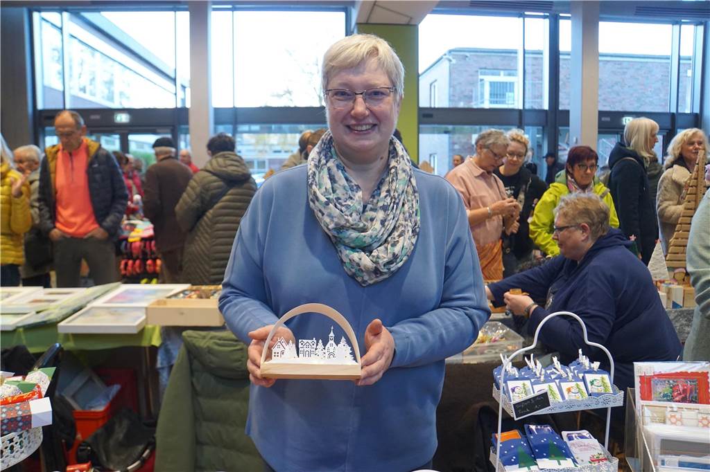 Eindrücke vom ersten Kreativmarkt "DAHbastelei" in Herbern am Sonntag (17.11).