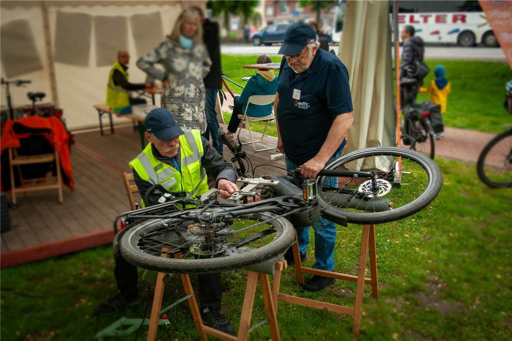 Eindrücke vom Fietsenfest im Galen-Park.
