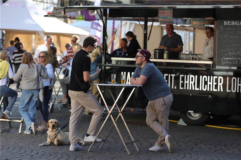 Eindrücke vom Genussfrühling in Werne am Freitagabend