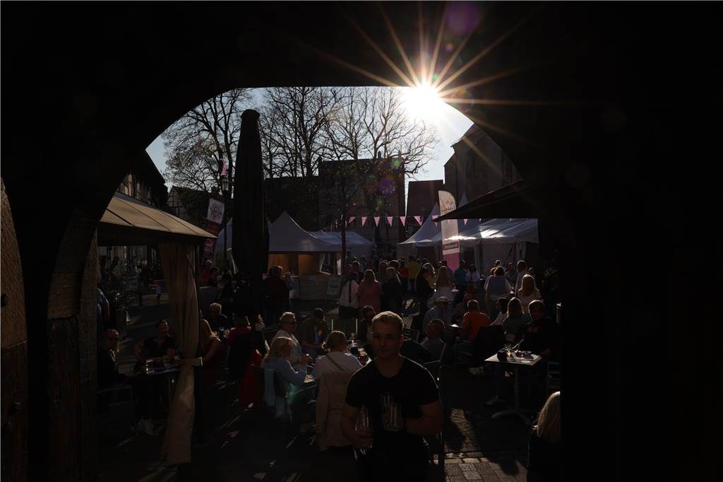 Eindrücke vom Genussfrühling in Werne am Freitagabend