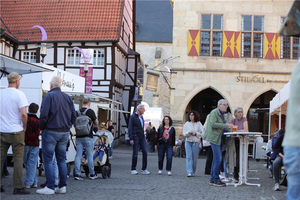 Eindrücke vom Genussfrühling in Werne am Freitagabend