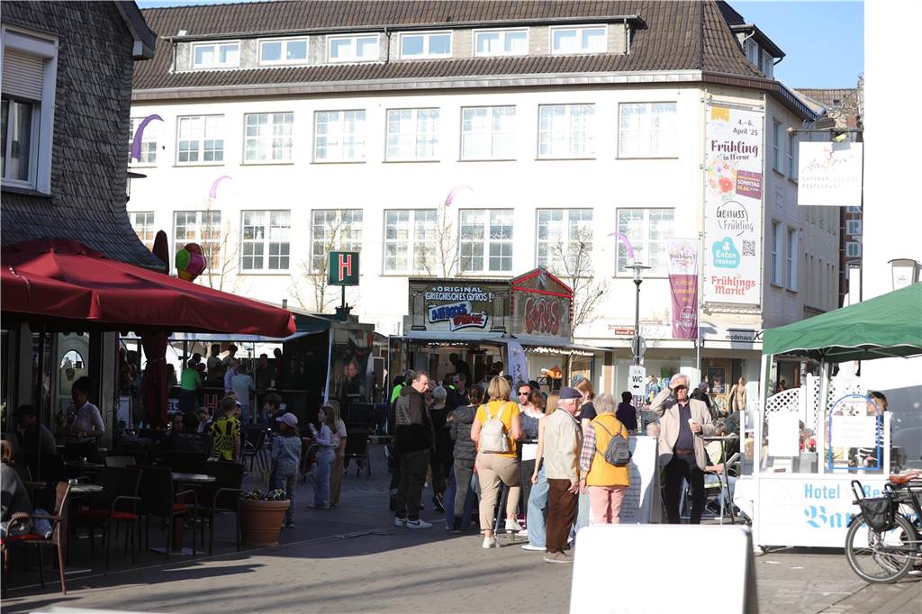 Eindrücke vom Genussfrühling in Werne am Freitagabend