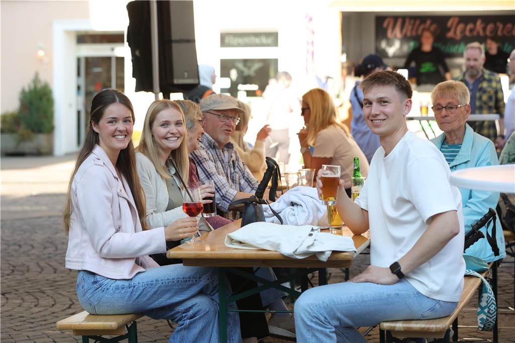 Eindrücke vom Genussfrühling in Werne am Freitagabend