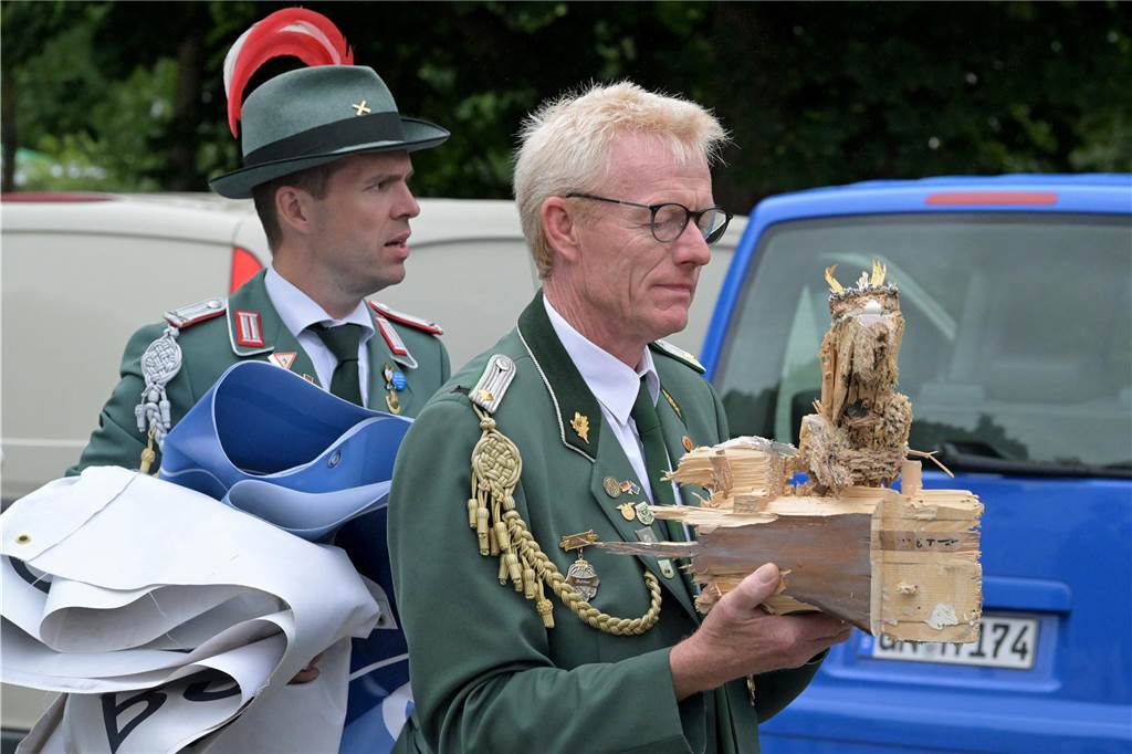 Eindrücke vom langen Vogelschießen des BSV Werne an der Saline.