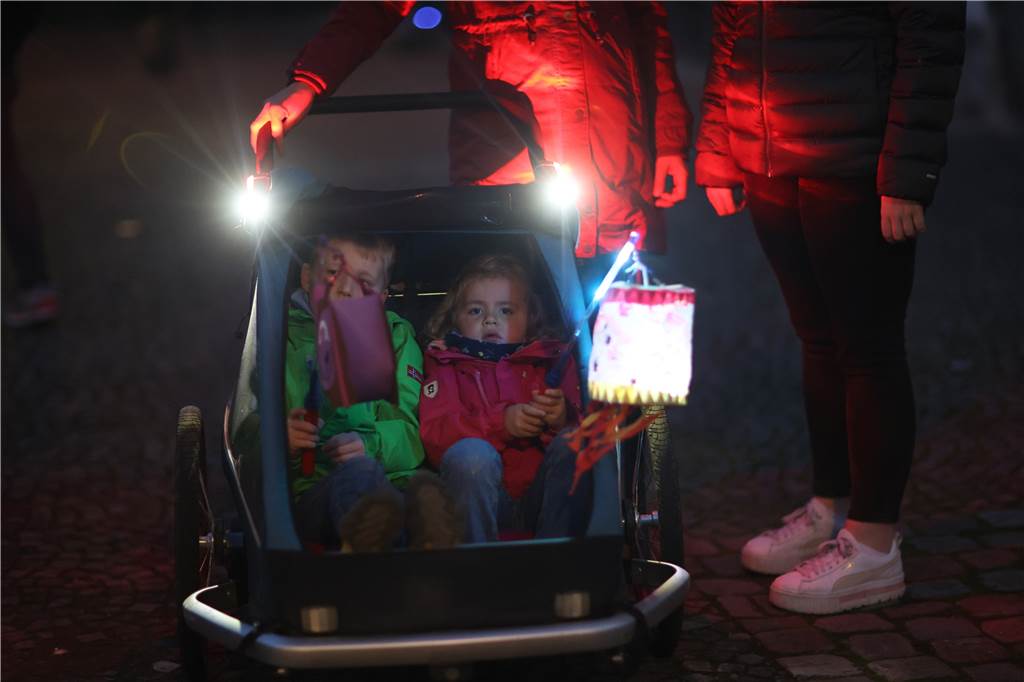Eindrücke vom Laternenumzug in Nordkirchen am Freitag, 11. November.