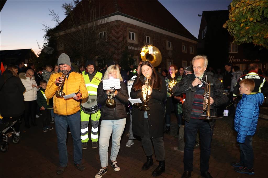 Eindrücke vom Laternenumzug in Nordkirchen am Freitag, 11. November.