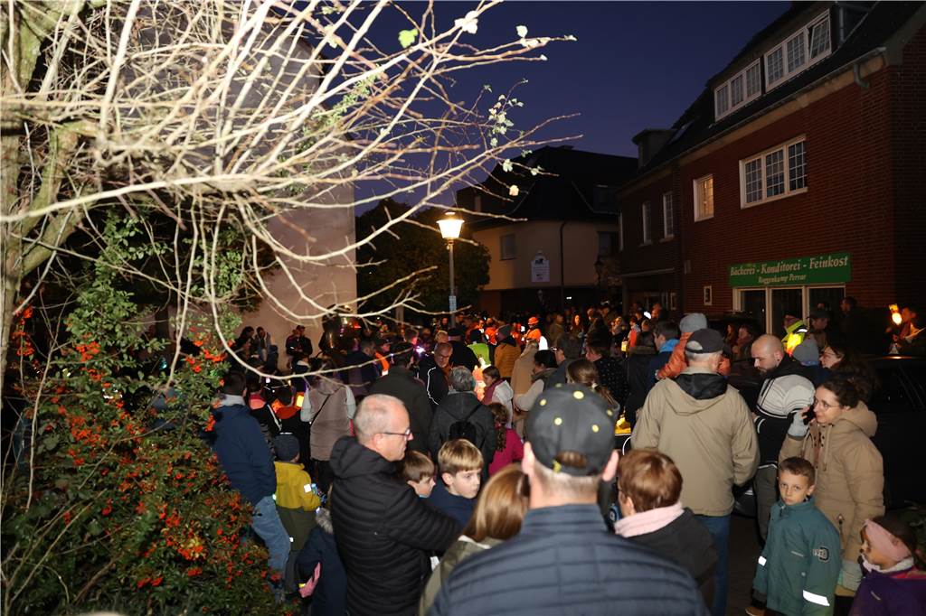 Eindrücke vom Laternenumzug in Nordkirchen am Freitag, 11. November.