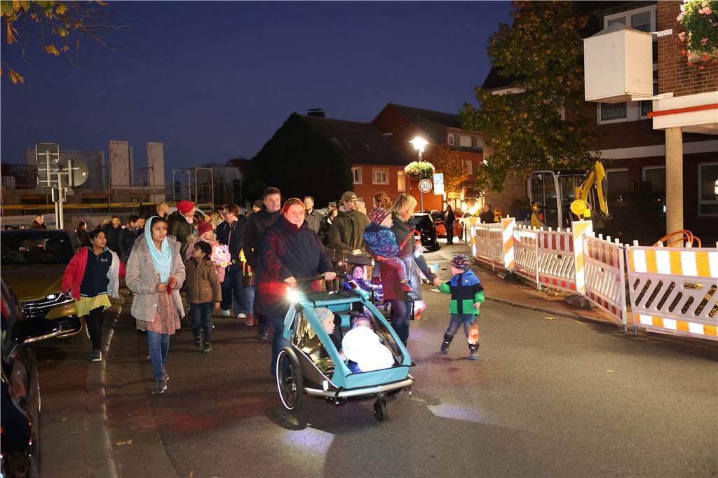 Eindrücke vom Laternenumzug in Nordkirchen am Freitag, 11. November.