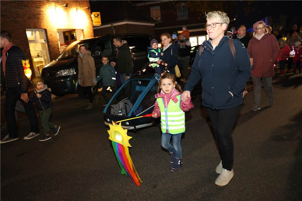 Eindrücke vom Laternenumzug in Nordkirchen am Freitag, 11. November.
