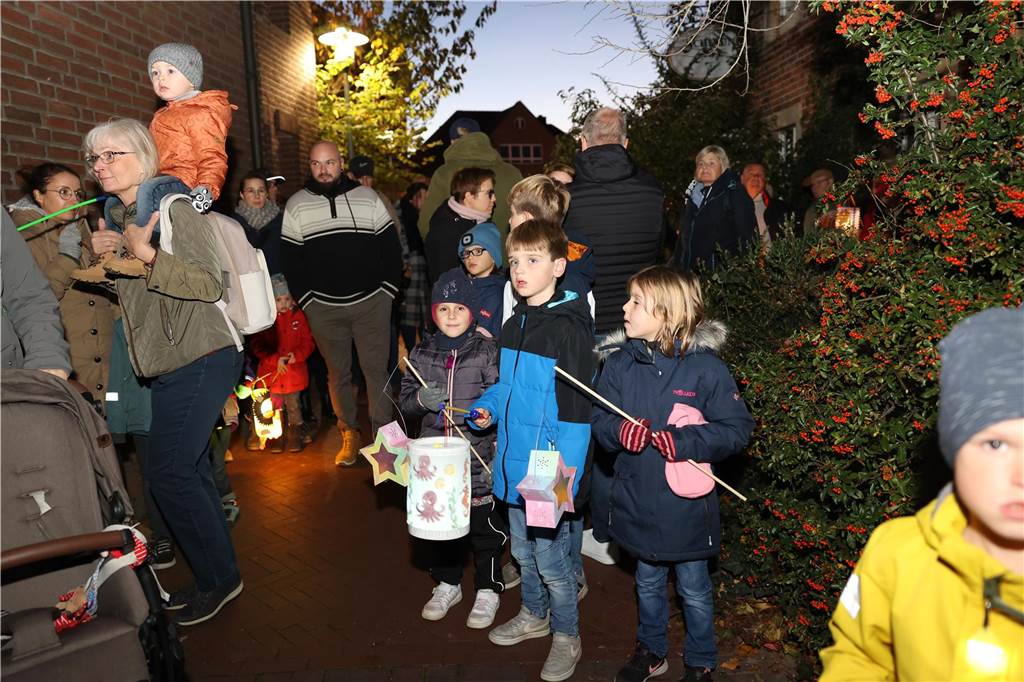 Eindrücke vom Laternenumzug in Nordkirchen am Freitag, 11. November.